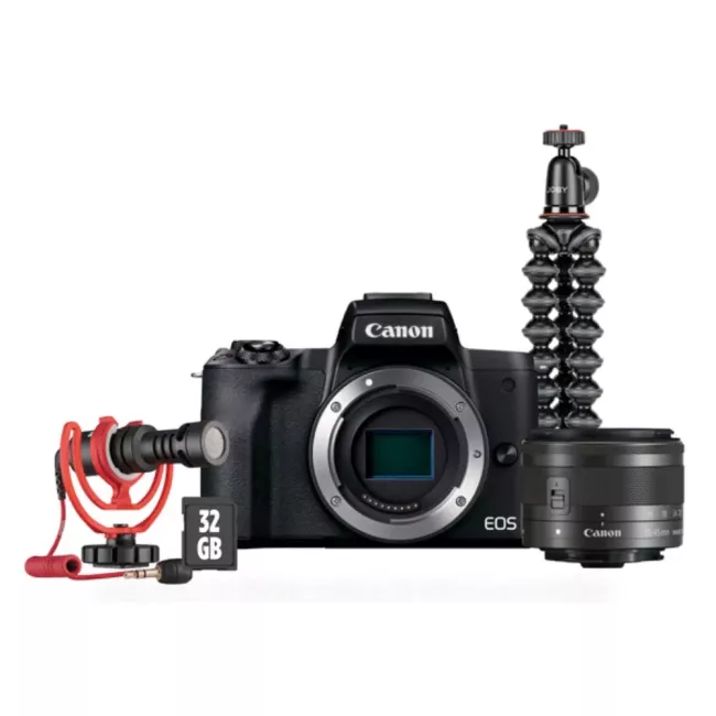 APPAREIL PHOTO EOS M50 MARK II EF-M15-45S BLACK CANON