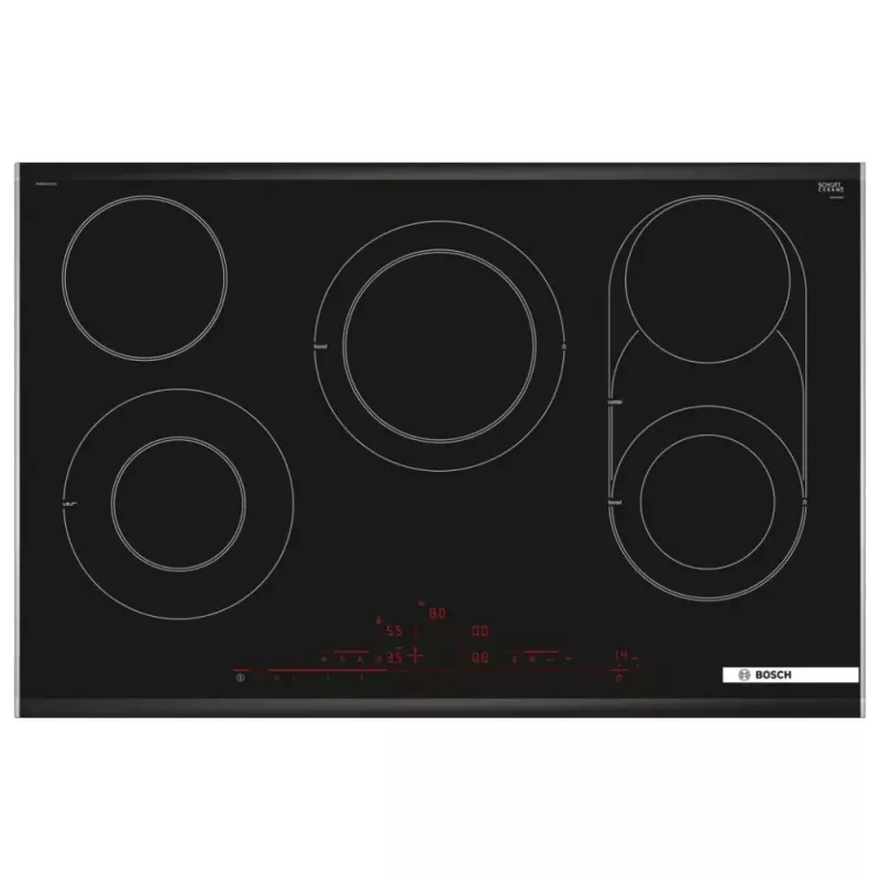 TABLE DE CUISSON VITROCERAMIQUE 5 ZONES 80CM BOSCH
