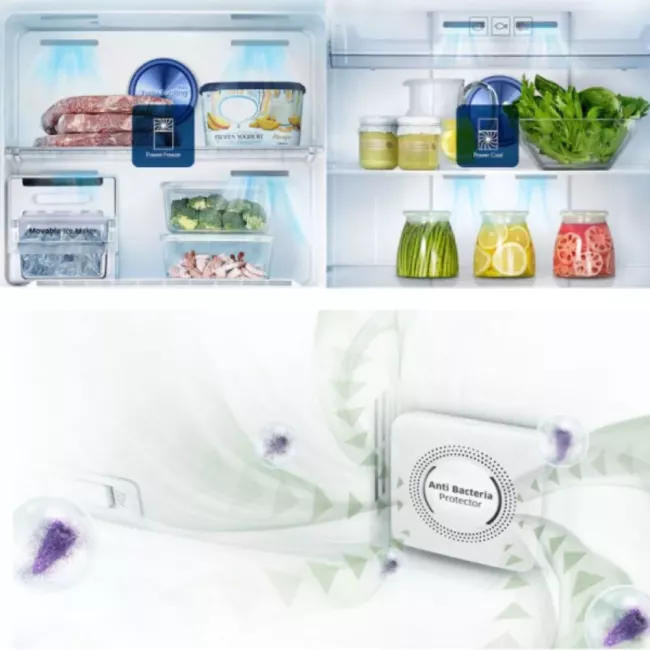 REFRIGERATEUR 2 PORTES NO FROST SILVER SAMSUNG