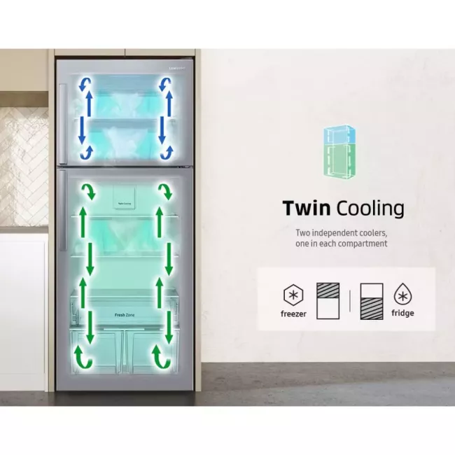 REFRIGERATEUR 303L 2P NF SILVER SAMSUNG