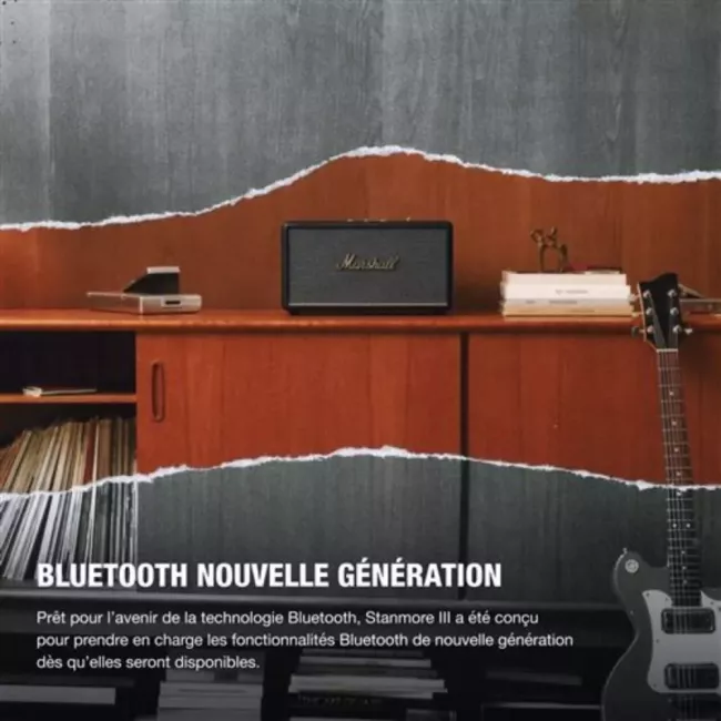 ENCEINTE STANMORE III BLACK MARSHALL