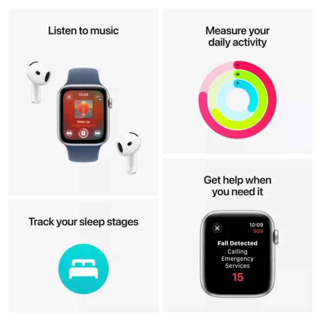 APPLE WATCH SE GPS 40mm Midnight Alum Case withMidnight Sport Band SM