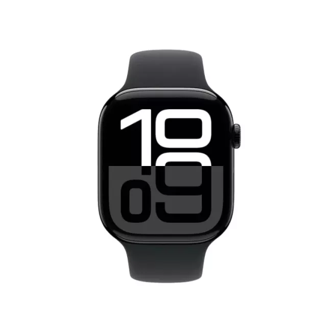 APPLE WATCH SERIES 10GPS 46mm Jet Black Case with Black Sport Band ML