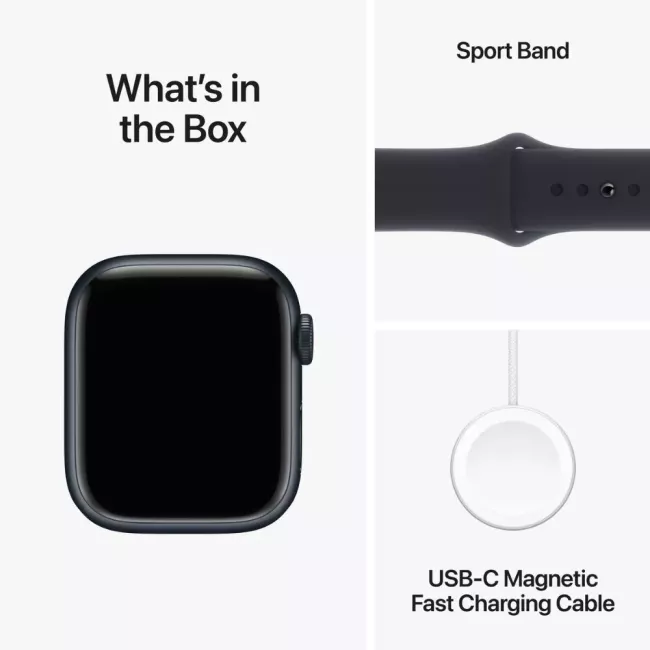 WATCH SERIES 9 GPS 45mm MIDNIGHT ALUMINIUM APPLE