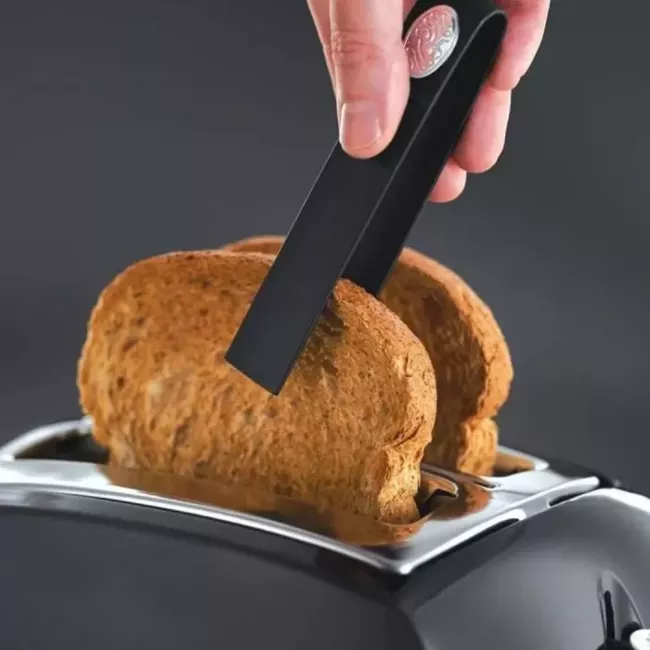 TOASTER TEXTURE PLUS 2 SLICE NOIR RUSSELL HOBBS