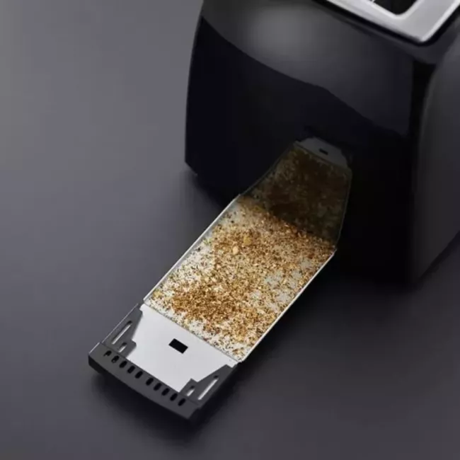 TOASTER TEXTURE PLUS 2 SLICE NOIR RUSSELL HOBBS