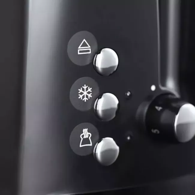 TOASTER TEXTURE PLUS 2 SLICE NOIR RUSSELL HOBBS
