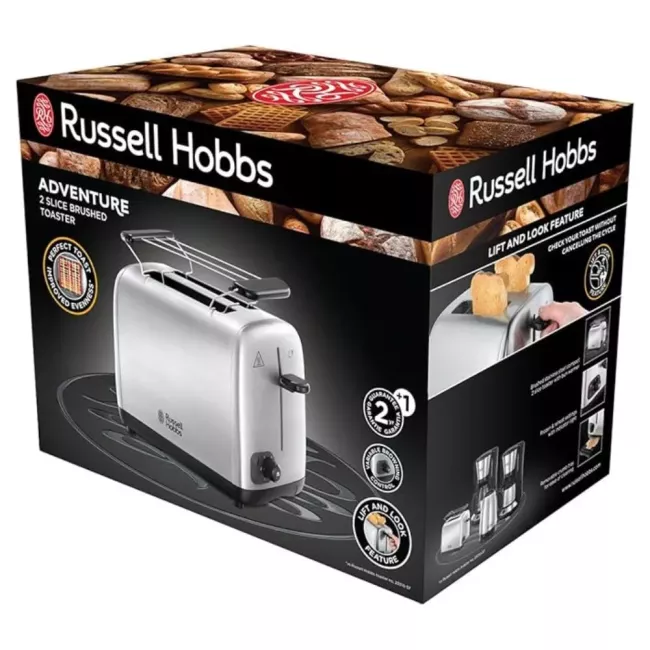 TOASTER ADVENTURE 2 SLICE RUSSELL HOBBS