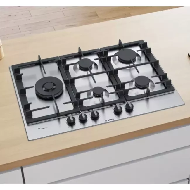 TABLE DE CUISSON 75cm INOX 5F  BOSCH