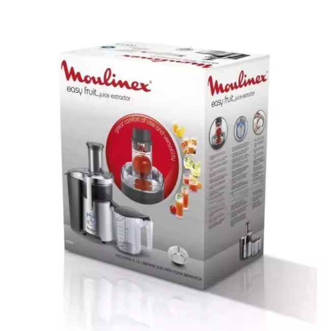 CENTRIFUGEUSE EASY FRUIT METAL PREMIUM 800W 1.5 L MOULINEX
