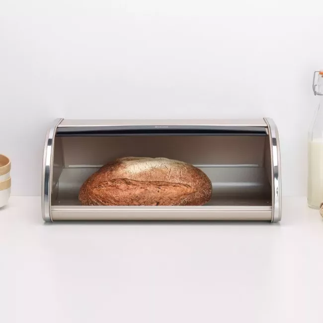 Boite a pain a rouler noir 44.5x26x17 cm BRABANTIA