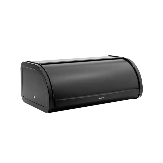 Boite a pain a rouler noir 44.5x26x17 cm BRABANTIA