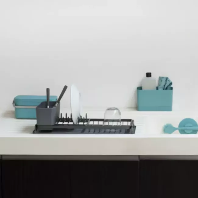 EGOUTTOIR A VAISSELLE COMPACT DARK GREY BRABANTIA