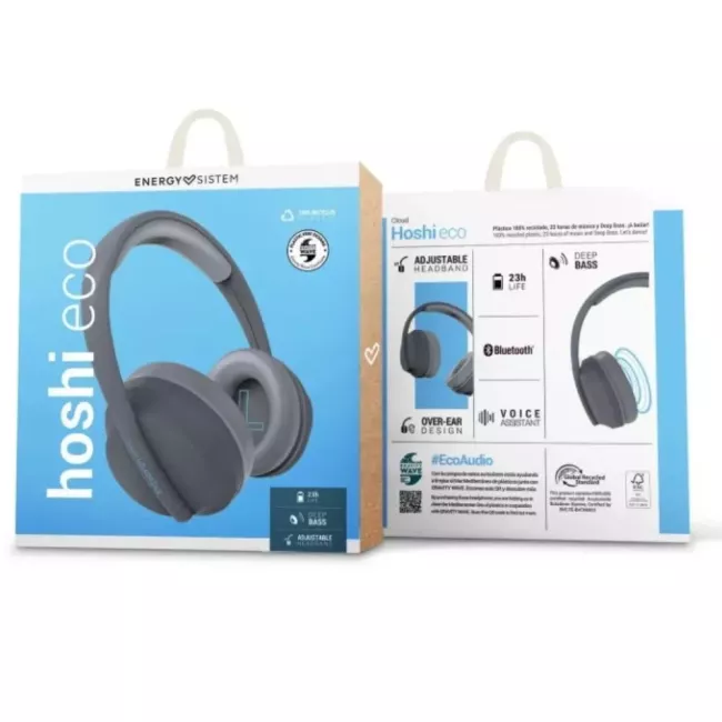 CASQUE BLUETOOTH HOSHI ECO GRIS ENERGYSISTEM