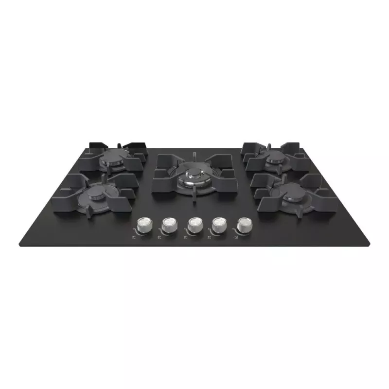 TABLE DE CUISSON 5F 70CM VERRE NOIR SCHNEIDER