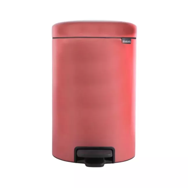 POUBELLE PEDAL BIN NEWICON 22L TERRACOTTA PINK BRABANTIA
