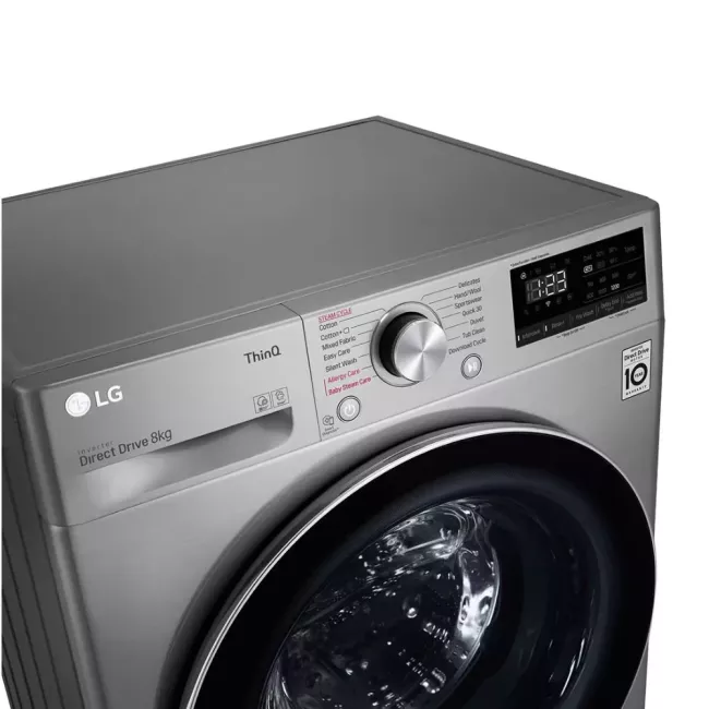 LAVE LINGE 8KG/1200Trs INOX LG