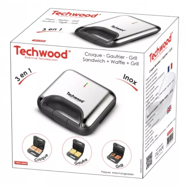 GAUFRIER / CROQUE / GRILL TECHWOOD