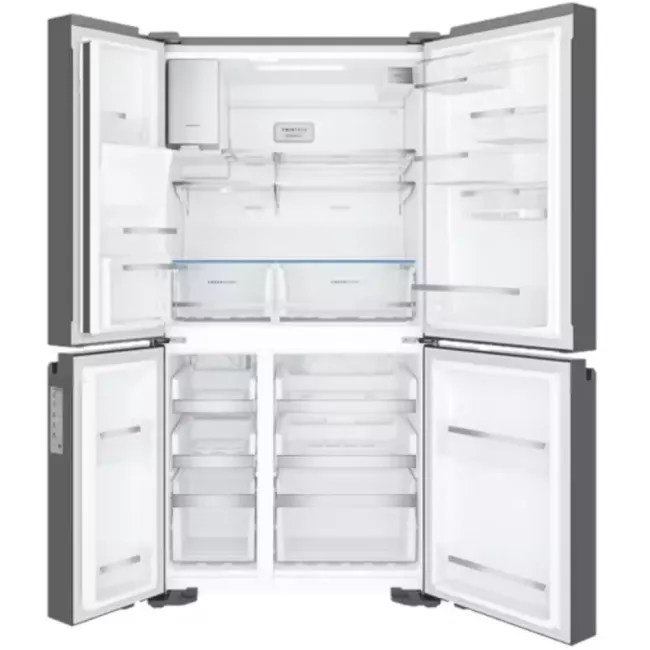 REFRIGERATEUR 4 PORTES 178*91 DARK INOX AEG