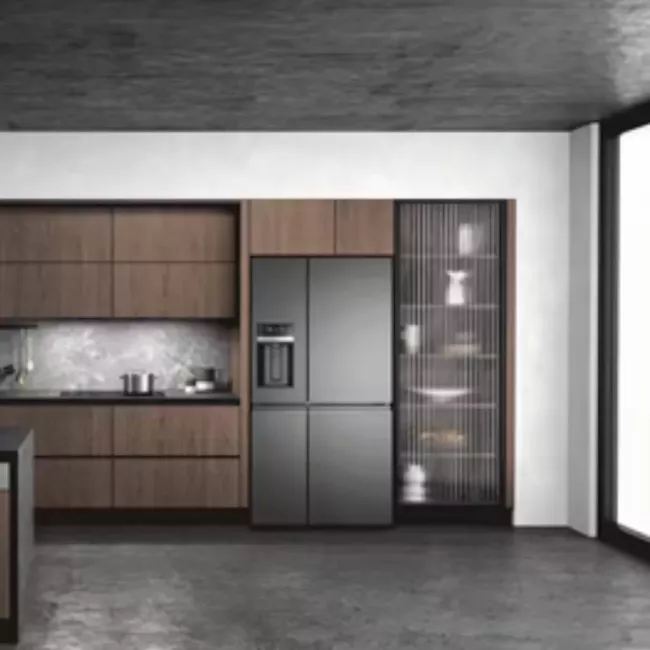 REFRIGERATEUR 4 PORTES 178*91 DARK INOX AEG