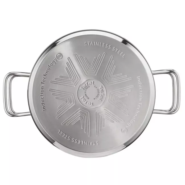 BATTERIE DE CUISINE INOX INTUITION 6PCS TEFAL