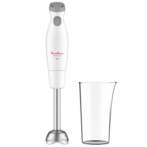 MIXEUR PLONGEANT EASY CHEF 2V PIED INOX 450W MOULINEX