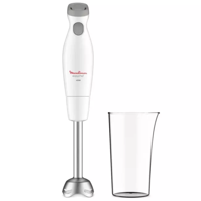 MIXEUR PLONGEANT EASY CHEF 2V PIED INOX 450W MOULINEX