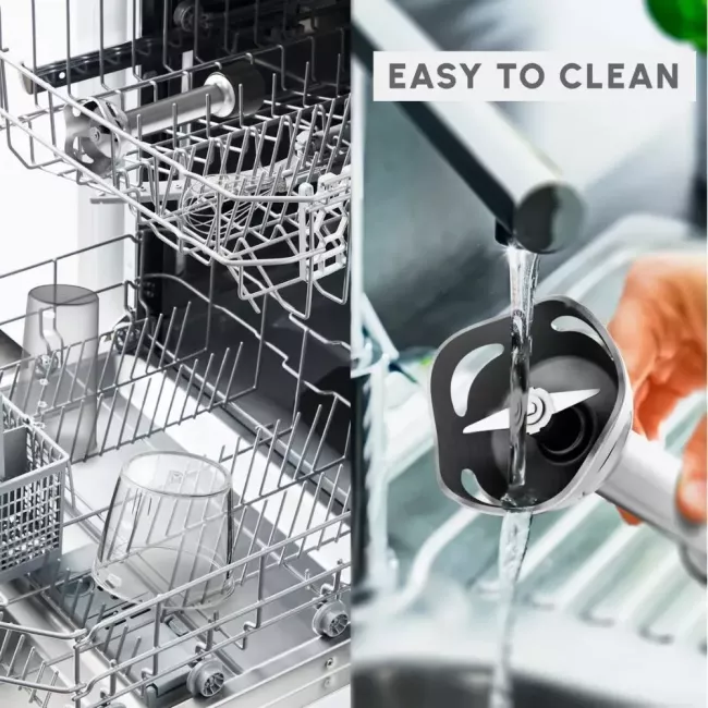 MIXEUR PLONGEANT EASY CHEF 2V PIED INOX 450W MOULINEX