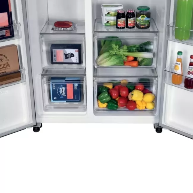 REFRIGERATEUR SIDE BY SIDE 532L NOIR CANDY
