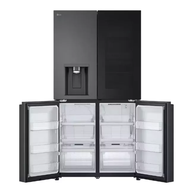 REFRIGERATEUR SIDE BY SIDE INSTAVIEW NOIR AVEC DISTRIBUTEUR LG