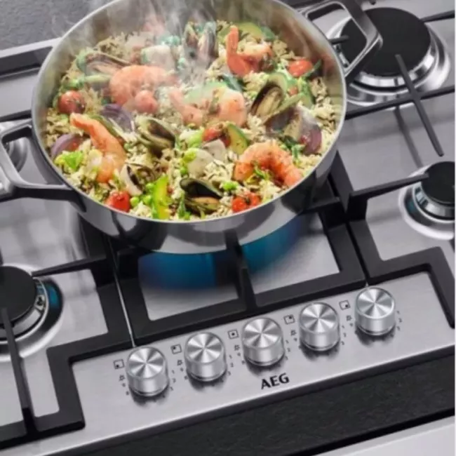 TABLE DE CUISSON SLIM LINE 6000 75CM INOX AEG