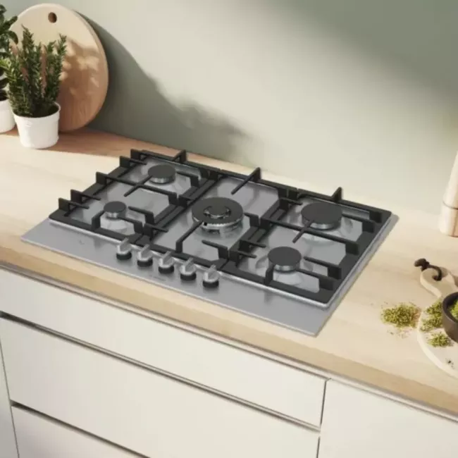 TABLE DE CUISSON 75CM INOX BOSCH