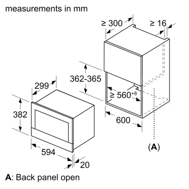 MICRO ONDES SERIE 8 60X38CM BOSCH