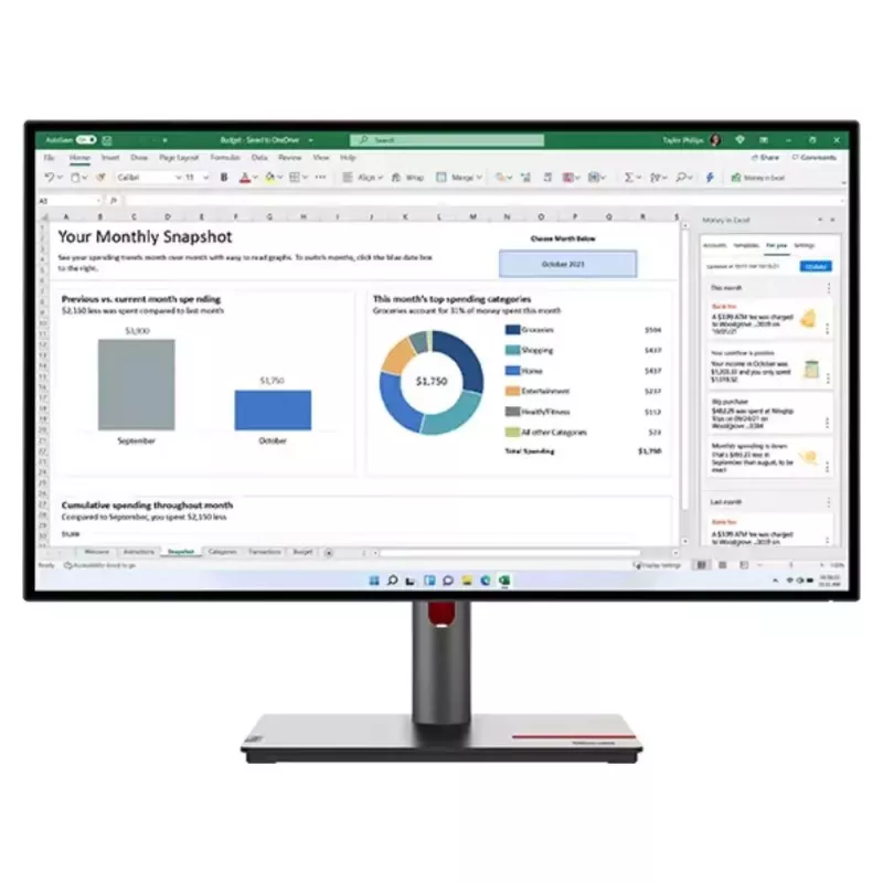 MONITOR 27'' HDMI P27h-30 (A22270QP0) LENOVO