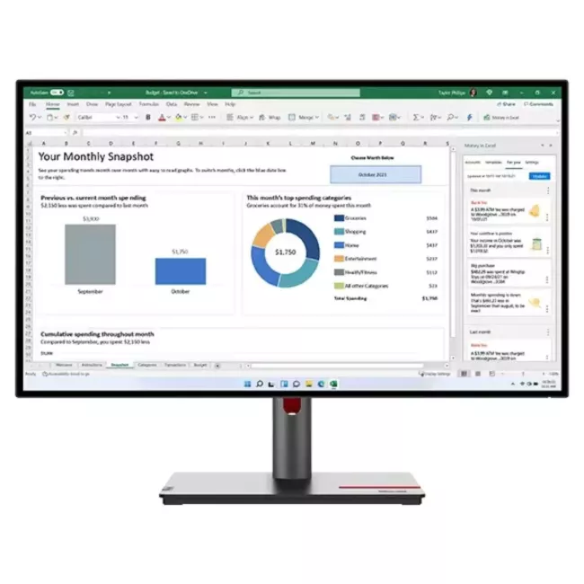 MONITOR 27'' HDMI P27h-30 (A22270QP0) LENOVO