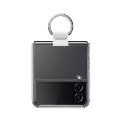 ETUI CLEAR COVER WITH RING Z FLIP 4 SAMSUNG
