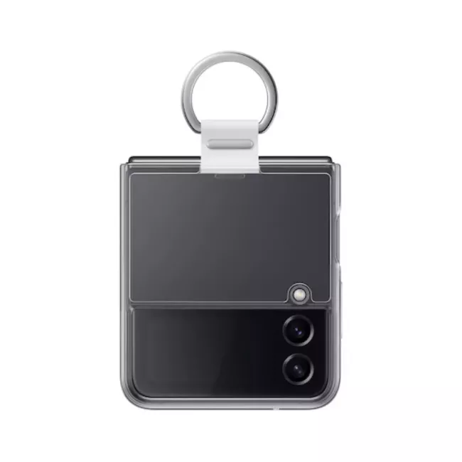 ETUI CLEAR COVER WITH RING Z FLIP 4 SAMSUNG