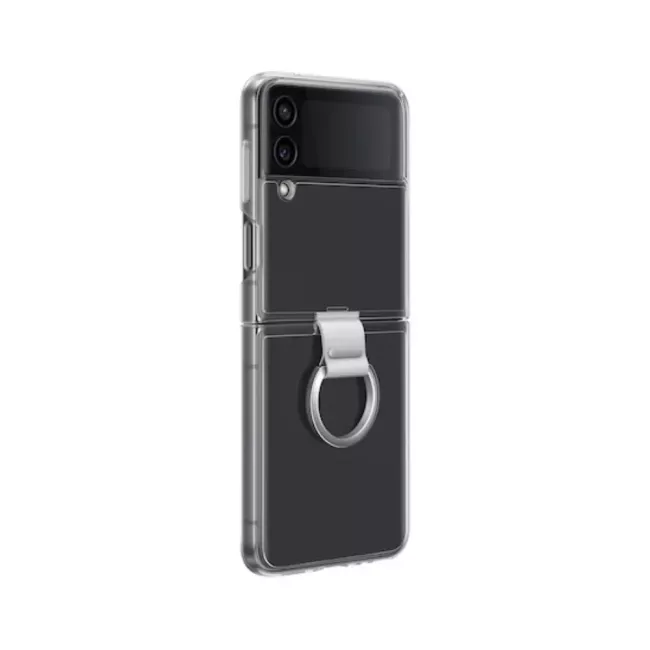 ETUI CLEAR COVER WITH RING Z FLIP 4 SAMSUNG