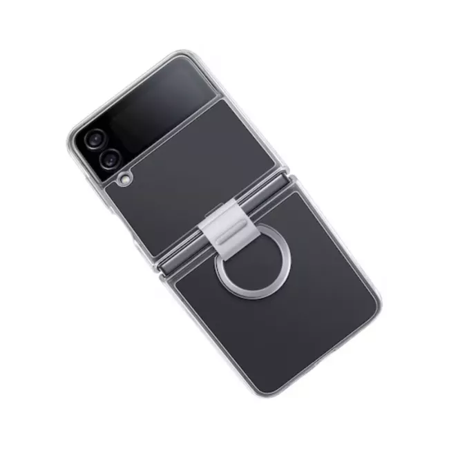 ETUI CLEAR COVER WITH RING Z FLIP 4 SAMSUNG