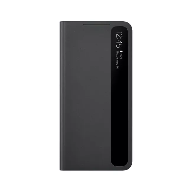 ETUI POUR S21 SMART CLEAR VIEW COVER NOIR SAMSUNG