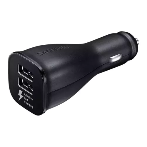 CHARGEUR RAPIDE DE VOITURE NOIR DUAL SAMSUNG