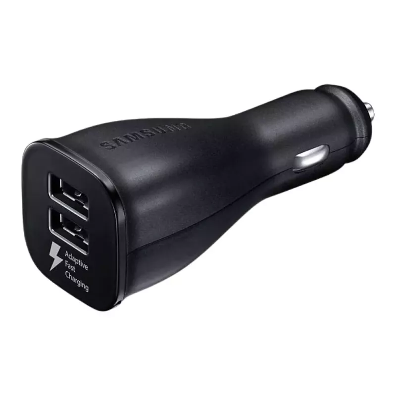 CHARGEUR RAPIDE DE VOITURE NOIR DUAL SAMSUNG