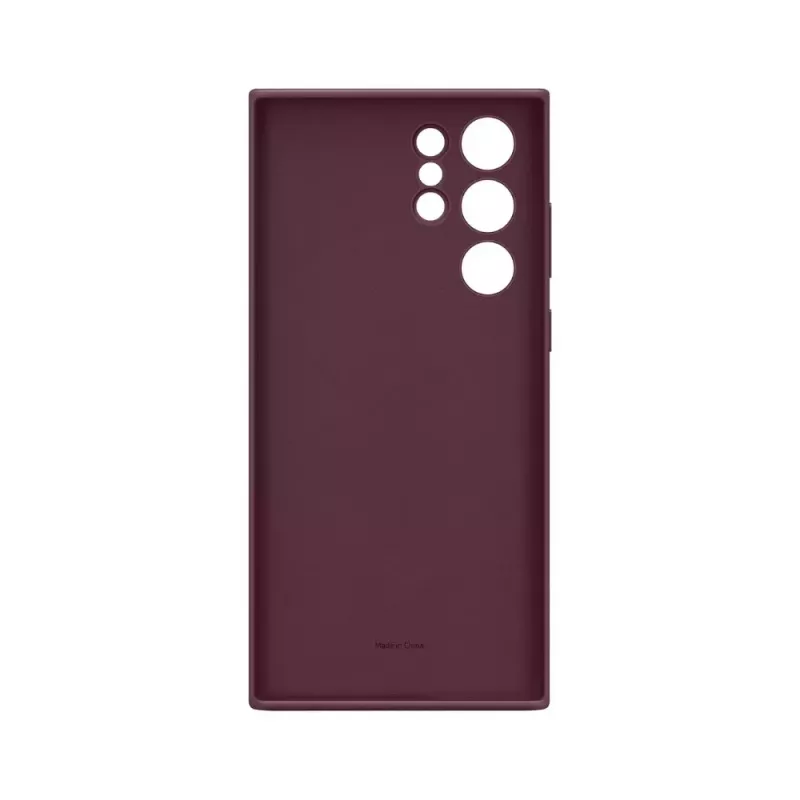 ETUI SILICONE COVER S22 ULTRA BURGUNDY SAMSUNG