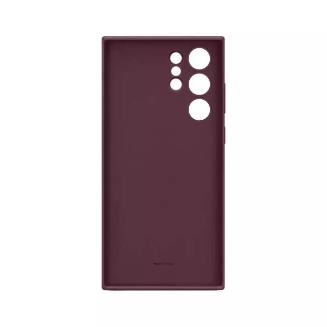 ETUI SILICONE COVER S22 ULTRA BURGUNDY  SAMSUNG