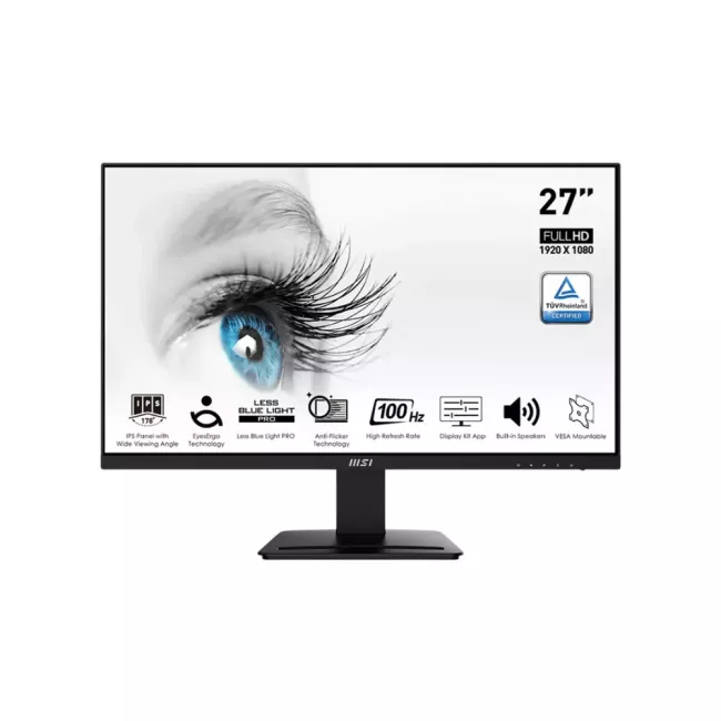 ECRAN MONITOR 27" FHD VGA HDMI MSI