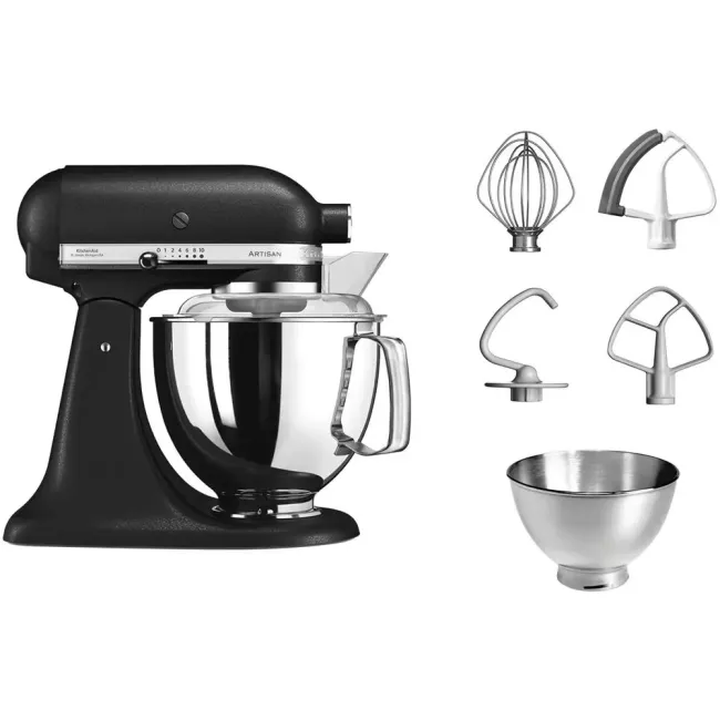 ROBOT PATISSIER ARTISAN de 4.8L MIXED CAST IRON BLACK KITCHENAID