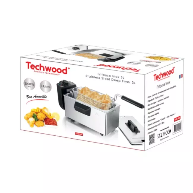 FRITEUSE INOX 3L TECHWOOD