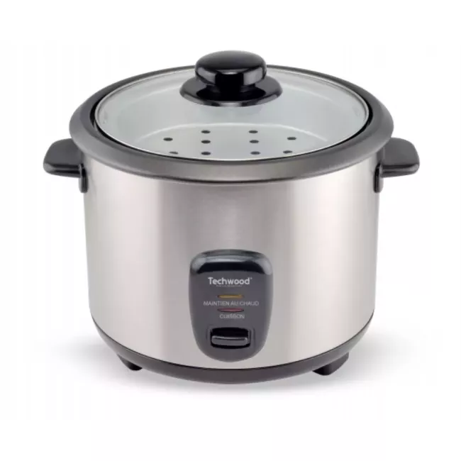 CUISEUR RIZ INOX 1.8L +VAPEUR TECHWOOD
