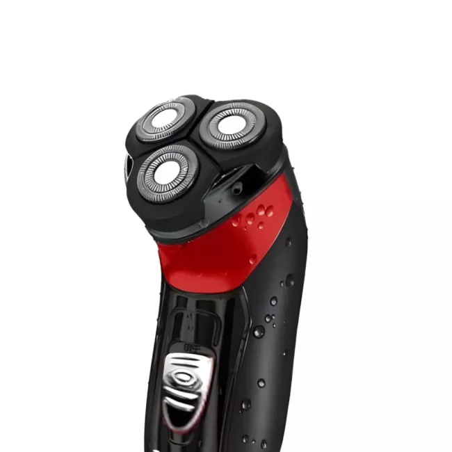 COFFRET RASOIR +TONDEUSE RECHARGEABLE ROUGE TECHWOOD