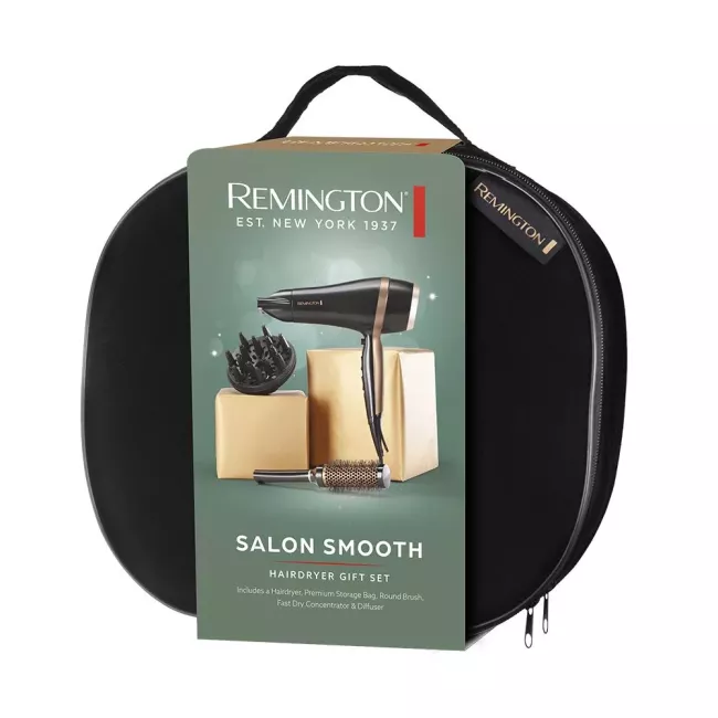 COFFRET CADEAU SECHE CHEVEUX SALON SMOOTH REMINGTON